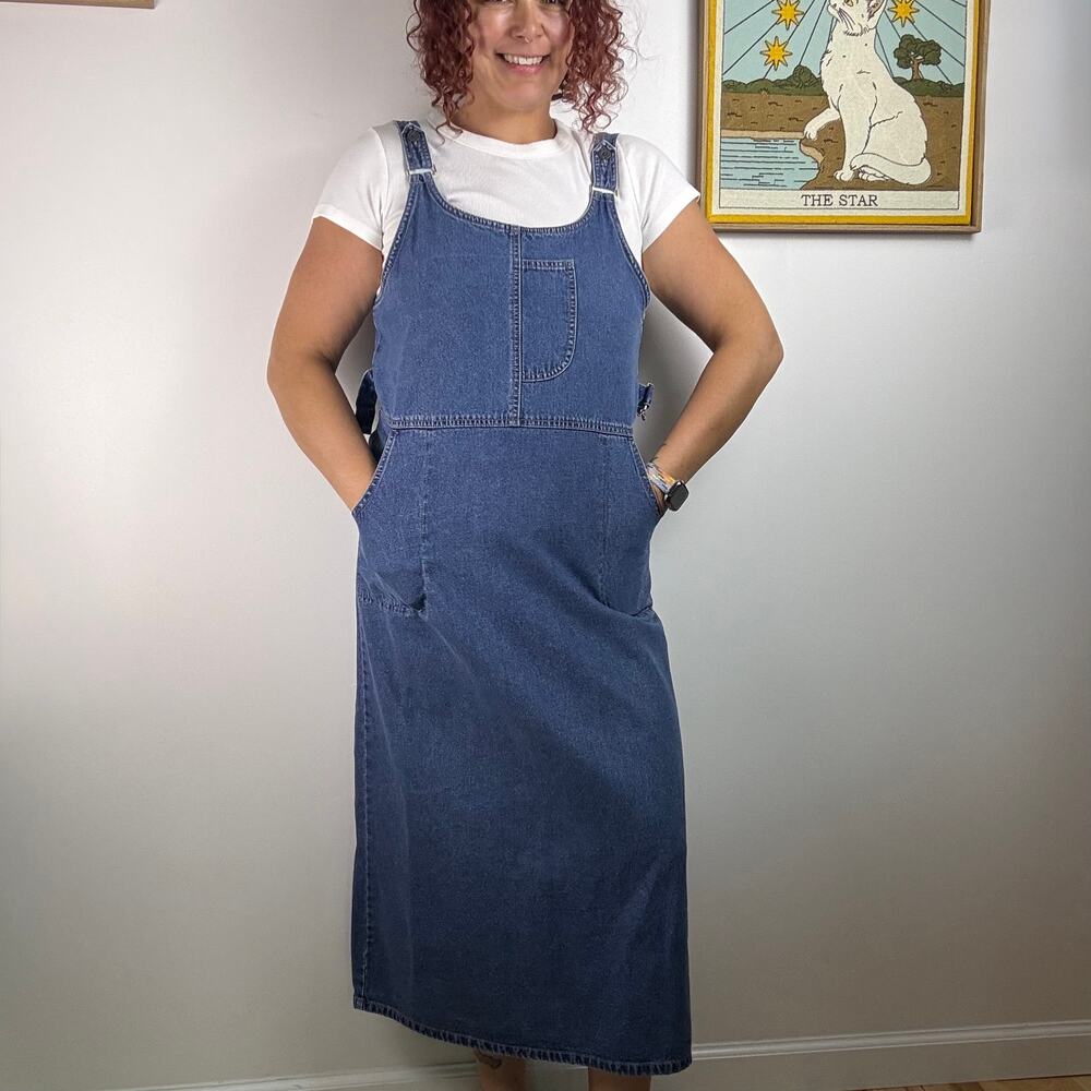 Sydni Jordan denim midi dress Large - Picture 2 of 8